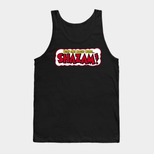 SHAZAM! - With one magic word (front/back print) Tank Top